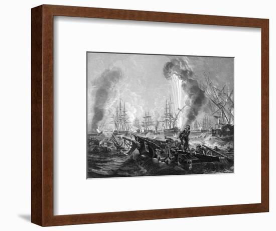 Battle of Navarino 1827-null-Framed Art Print
