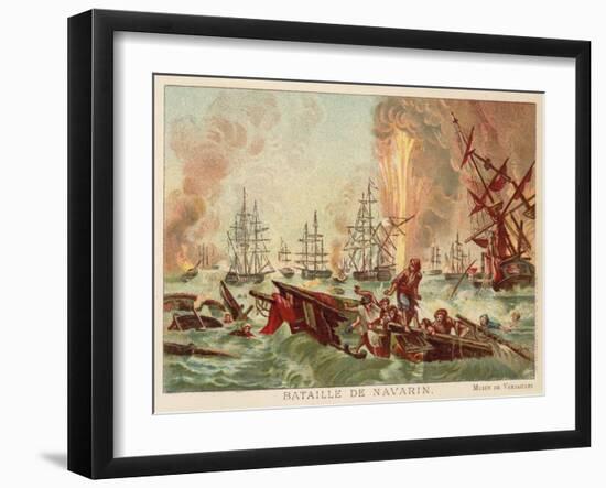 Battle of Navarino, 1827-Jean Charles Langlois-Framed Giclee Print