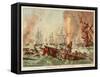 Battle of Navarino, 1827-Jean Charles Langlois-Framed Stretched Canvas