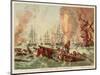 Battle of Navarino, 1827-Jean Charles Langlois-Mounted Giclee Print