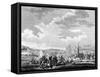 Battle of Neerwinden in the Revolutionary Wars, 1793-R. Vinkeles-Framed Stretched Canvas