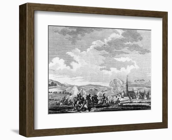 Battle of Neerwinden in the Revolutionary Wars, 1793-R. Vinkeles-Framed Art Print