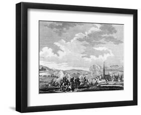 Battle of Neerwinden in the Revolutionary Wars, 1793-R. Vinkeles-Framed Art Print