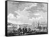 Battle of Neerwinden in the Revolutionary Wars, 1793-R. Vinkeles-Framed Stretched Canvas