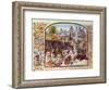 Battle of Neville's Cross from the Hundred Years War: a Diversionary Action by the French-null-Framed Giclee Print