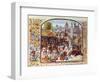 Battle of Neville's Cross from the Hundred Years War: a Diversionary Action by the French-null-Framed Giclee Print