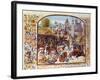 Battle of Neville's Cross from the Hundred Years War: a Diversionary Action by the French-null-Framed Giclee Print