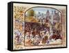 Battle of Neville's Cross from the Hundred Years War: a Diversionary Action by the French-null-Framed Stretched Canvas