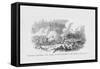 Battle of New Berne, Tillotson's Naval Battery-Frank Leslie-Framed Stretched Canvas