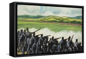 Battle of New Orleans on 8th January 1815-Ron Embleton-Framed Stretched Canvas