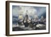 Battle of Nile or Battle of Bay of Aboukir, 1-2 August 1798-Francois Etienne Musin-Framed Giclee Print