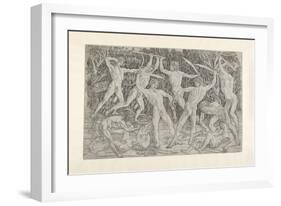 Battle of Nude Men, C. 1470 - 1475-Antonio Pollaiuolo-Framed Giclee Print