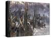 Battle of Olszynk Grochowsk, Warsaw, 25 February 1831, 1912-Wojciech Kossak-Stretched Canvas