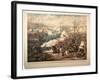 Battle of Pea Ridge, Ark, 1889-Kurz And Allison-Framed Giclee Print