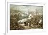 Battle of Pea Ridge, Arkansas, 6th-8th March, Engraved by Kurz and Allison-null-Framed Giclee Print