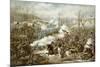 Battle of Pea Ridge, Arkansas, 6th-8th March, Engraved by Kurz and Allison-null-Mounted Giclee Print