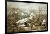 Battle of Pea Ridge, Arkansas, 6th-8th March, Engraved by Kurz and Allison-null-Framed Giclee Print