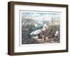 Battle of Pea Ridge, Arkansas, Pub. Kurz and Allison, 1889-null-Framed Giclee Print