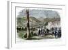 Battle of Philippi, West Virginia, American Civil War, June 1861-null-Framed Giclee Print