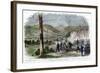 Battle of Philippi, West Virginia, American Civil War, June 1861-null-Framed Giclee Print