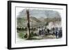 Battle of Philippi, West Virginia, American Civil War, June 1861-null-Framed Giclee Print