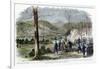 Battle of Philippi, West Virginia, American Civil War, June 1861-null-Framed Giclee Print