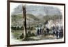 Battle of Philippi, West Virginia, American Civil War, June 1861-null-Framed Giclee Print