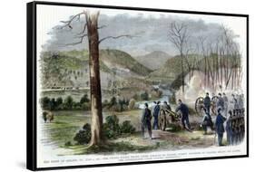 Battle of Philippi, West Virginia, American Civil War, June 1861-null-Framed Stretched Canvas