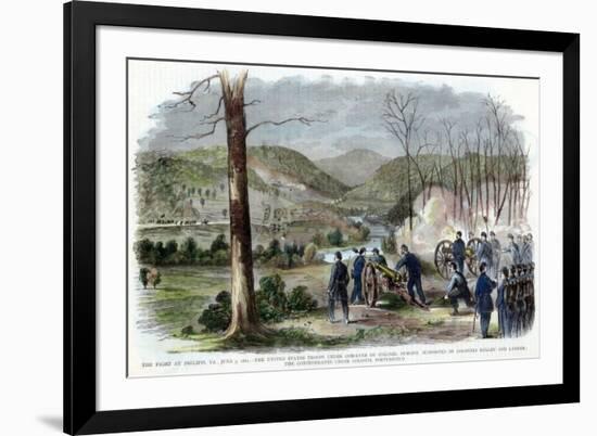 Battle of Philippi, West Virginia, American Civil War, June 1861-null-Framed Giclee Print