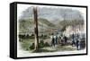 Battle of Philippi, West Virginia, American Civil War, June 1861-null-Framed Stretched Canvas