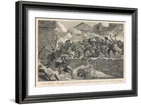 Battle of Pirot 1885-null-Framed Art Print