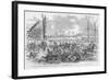 Battle of Pittsburg Landing, Dresser's Battery-Frank Leslie-Framed Art Print