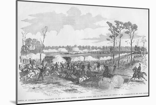 Battle of Pittsburg Landing-Frank Leslie-Mounted Art Print