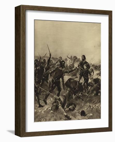 Battle of Poitiers, 1356-Henri-Louis Dupray-Framed Giclee Print