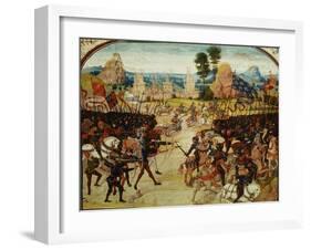 Battle of Poitiers, 1365-null-Framed Giclee Print