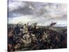 Battle of Poitiers, 1830-Eugene Delacroix-Stretched Canvas