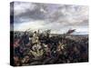 Battle of Poitiers, 1830-Eugene Delacroix-Stretched Canvas