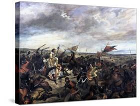 Battle of Poitiers, 1830-Eugene Delacroix-Stretched Canvas
