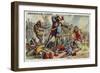 Battle of Poitiers, France, 1356-null-Framed Giclee Print