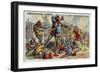 Battle of Poitiers, France, 1356-null-Framed Giclee Print