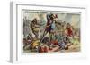 Battle of Poitiers, France, 1356-null-Framed Giclee Print