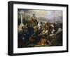 Battle of Poitiers, France, 732-Charles Auguste Guillaume Steuben-Framed Giclee Print