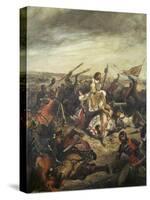Battle of Poitiers-Eugene Delacroix-Stretched Canvas