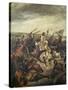 Battle of Poitiers-Eugene Delacroix-Stretched Canvas