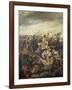 Battle of Poitiers-Eugene Delacroix-Framed Giclee Print