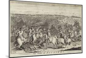 Battle of Poitiers-null-Mounted Giclee Print