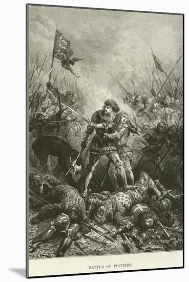 Battle of Poitiers-null-Mounted Giclee Print