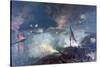 Battle of Port Hudson, Pub. L Prang & Co., 1886 (Colour Litho)-Thure De Thulstrup-Stretched Canvas