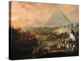Battle of Pyramids, 21 July 1798-Francois Louis Joseph Watteau-Stretched Canvas