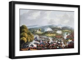 'Battle of Quatre Bras, June 16th 1815'-Thomas Sutherland-Framed Giclee Print